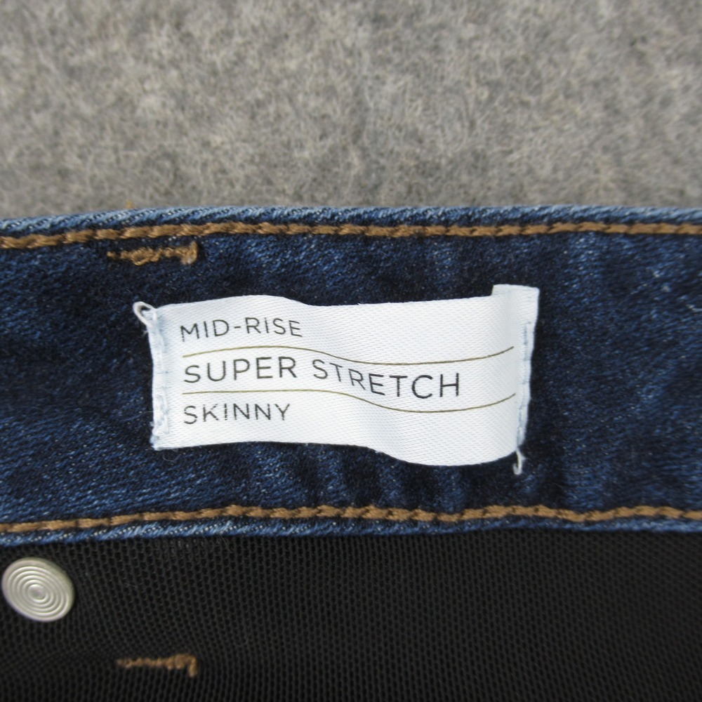 Lane Bryant 20R Dark Wash Stretch Denim‎ Mid Rise Skinny Jean Women's Plus Size - Picture 11 of 13